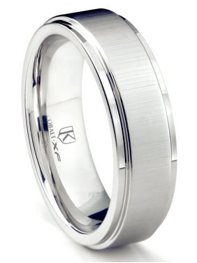 Bonyak Jewelry Cobalt 6 mm Beveled Edge Band Size 12.5 in Cobalt Bonyak Jewelry Cobalt 6 mm Beveled Edge Band Size 12.5 in Cobalt